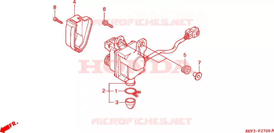 SERVO-MOTEUR Honda SCOOTER 150 PANTHEON 2000  FES150Y