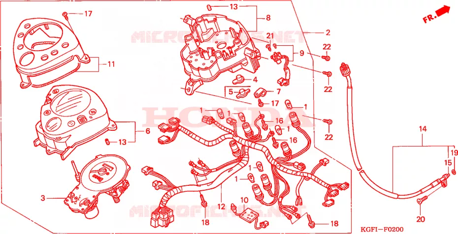 COMPTEUR Honda SCOOTER 150 AROBASE 2004  NES1504