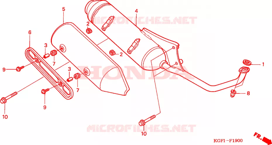 SILENCIEUX D'ECHAPPEMENT Honda SCOOTER 150 AROBASE 2004  NES1504