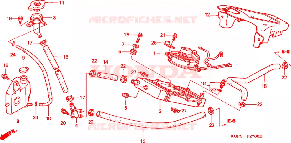 RADIATEUR Honda SCOOTER 150 AROBASE 2002  NES1502