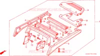 SUPPORT(CH125E) pour Honda CH 125 SPACY de 1984