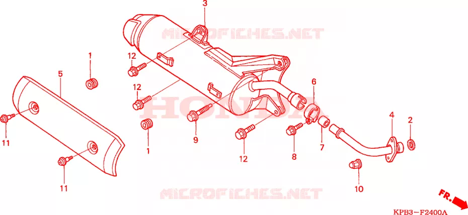 SILENCIEUX D'ECHAPPEMENT Honda SCOOTER 250 JAZZ 2003  NSS250A3