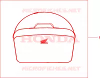 SAC INTERIEUR DE TOP CASE pour Honda JAZZ 250 de 2004
