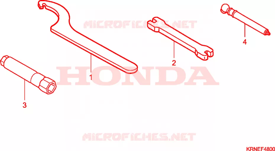 OUTIL Honda MOTO 250 CRF 2010  CRF250RA