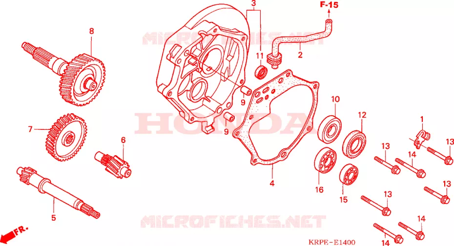 BOITE DE VITESSES Honda SCOOTER 100 LEAD 2007  SCV100F5