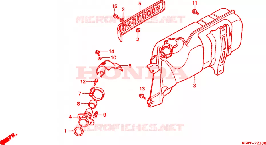 SILENCIEUX D'ECHAPPEMENT Honda SCOOTER 250 SPAZIO 1997  CN250T