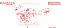 RAYURE/MARQUE(5) pour Honda CBR 919 RR FIREBLADE de 1999