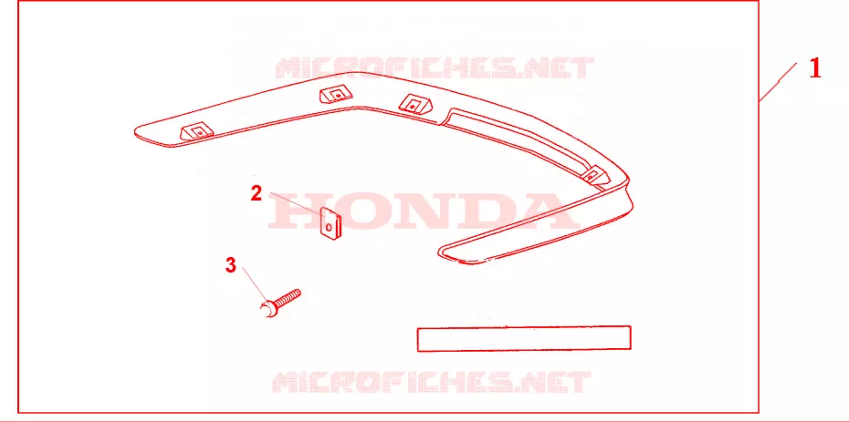 TRUNK SPO*PB304P* Honda MOTO 1800 GOLD-WING 2002  GL1800A2