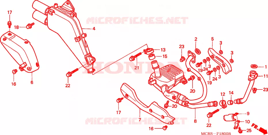SILENCIEUX D'ECHAPPEMENT Honda MOTO 650 TRANSALP 2007  XL650V6