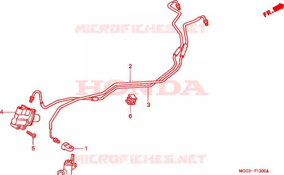 REPARTITEUR DE FREINAGE Honda MOTO 1100 CB 2000  CB1100SFY