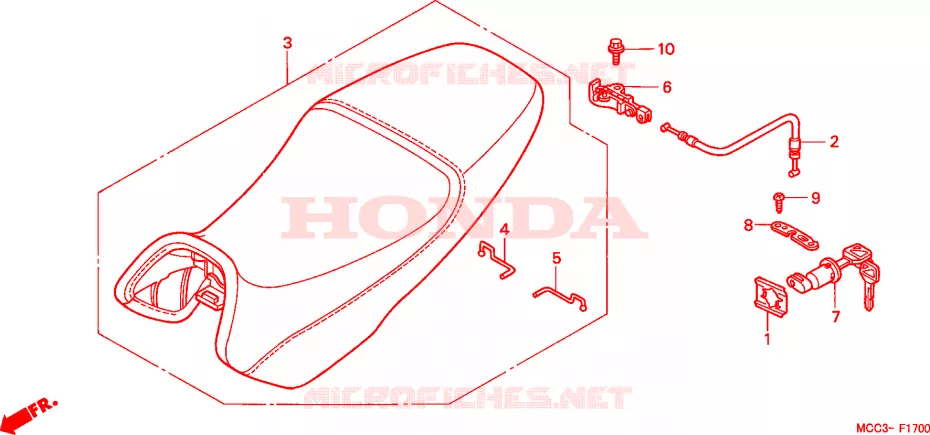 SELLE Honda MOTO 1100 CB 2000  CB1100SFY