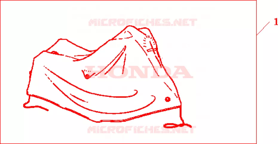 HOUSSE L Honda MOTO 1000 SP 2001  VTR1000SP1