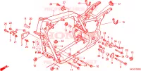 CADRE pour Honda VTX 1800 C de 2002