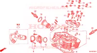 CULASSE DE CYLINDRE ARRIERE pour Honda VTX 1800 C de 2002