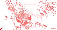 CULASSE DE CYLINDRE AVANT pour Honda VTX 1800 C de 2002