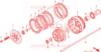 EMBRAYAGE pour Honda VTX 1800 C de 2002