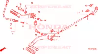 PEDALE pour Honda VTX 1800 C de 2002
