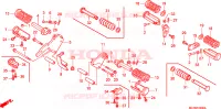 REPOSE PIED pour Honda VTX 1800 C de 2002