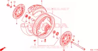 ROUE AVANT pour Honda VTX 1800 C de 2002