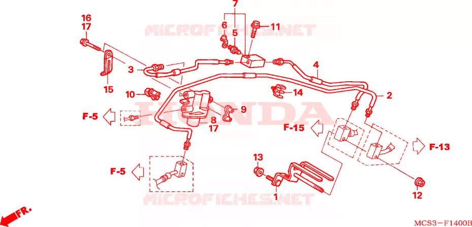 COMMANDE DE DOSAGE SOUPAPE(ST1300) Honda MOTO 1300 PAN-EUROPEAN 2002  ST13002