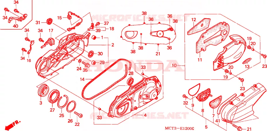 BRAS OSCILLANT Honda SCOOTER 600 SILVERWING 2002  FJS6002