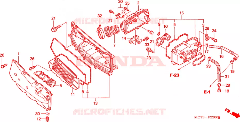 FILTRE A AIR Honda SCOOTER 600 SILVERWING 2005  FJS600D4