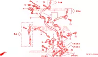 DURITE FREIN AVANT(VFR800) pour Honda VFR 800 VTEC de 2006