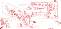 ETRIER DE FREIN AVANT GAUCHE pour Honda VFR 800 VTEC de 2006