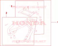PORTE BAGAGES pour Honda VFR 800 VTEC de 2008