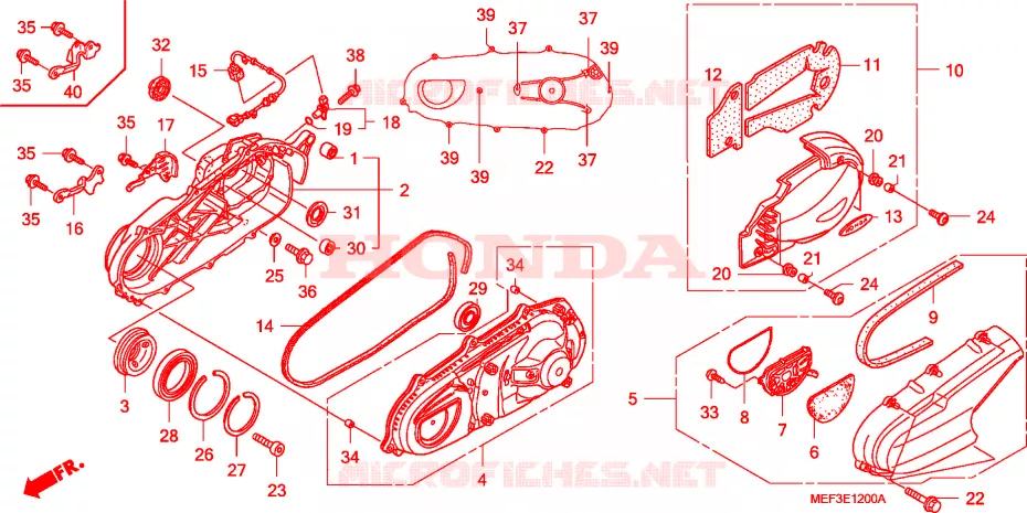 BRAS OSCILLANT Honda SCOOTER 400 SILVERWING 2011  FJS400D9