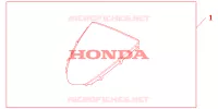 PARE BRISE pour Honda CBR 1000 RR FIREBLADE de 2005