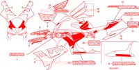 RAYURE/MARQUE(11) pour Honda CBR 1000 RR FIREBLADE REPSOL de 2007