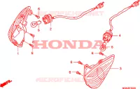 CLIGNOTANT AVANT(CBF600S/SA) pour Honda CBF 600 FAIRING ABS de 2010