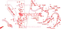 MAITRE CYLINDRE DE FREIN AVANT CYLINDRE(CBF600SA/NA) pour Honda CBF 600 FAIRING ABS de 2010