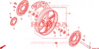 ROUE AVANT pour Honda CBF 600 NAKED de 2011