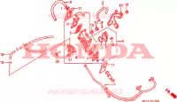 FILTRE A AIR   SOUPAPE D'AIR pour Honda VFR 750 de 1989