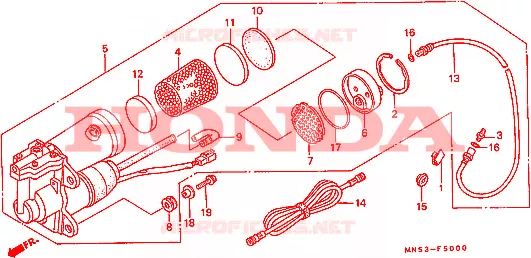 POMPE A AIR Honda MOTO 1500 GOLD-WING 1991  GL1500SEM