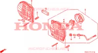 PROJECTEUR(F/G) pour Honda VFR 400 R3 de 1991