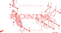 AMORTISSEUR ARRIERE (VFR750FR/FS/FT/FV) pour Honda VFR 750 de 1995
