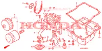 FILTRE A HUILE   POMPE A HUILE (VFR750FR/FS/FT/FV) pour Honda VFR 750 de 1995