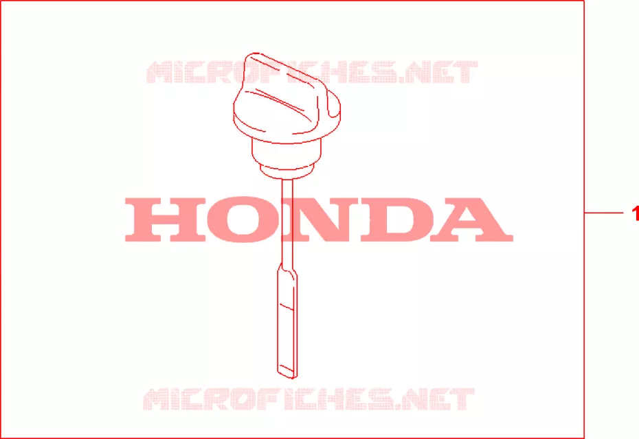 BOUCHON - JAUGE A HUILE CHROME Honda MOTO 600 SHADOW 1998  VT600CDW