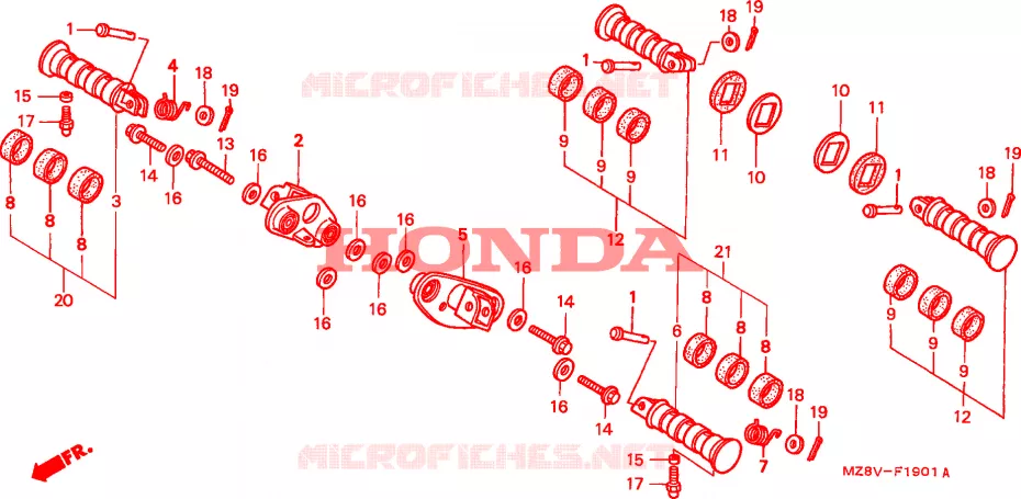 MARCHE(2) Honda MOTO 600 SHADOW 1999  VT600CDX