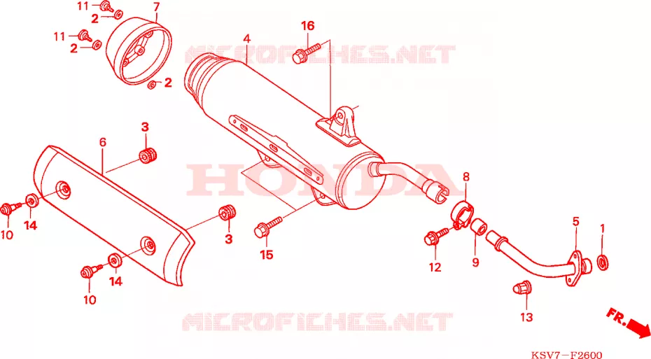 SILENCIEUX D'ECHAPPEMENT Honda SCOOTER 250 FORZA 2005  NSS250X5
