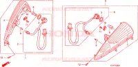 CLIGNOTANT AVANT pour Honda SH 300 SPC de 2008