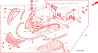 FEUX ARRIERE pour Honda SH 300 SPC de 2008
