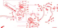 MAITRE CYLINDRE FREIN AV.(SH300A/AR) pour Honda SH 300 SPORTY ABS SPECIAL ED de 2008