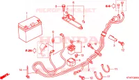 BATTERIE pour Honda SH 300 TOP BOX de 2010