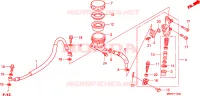 MAITRE CYLINDRE FREIN AR. CYLINDRE(CBF600S/N) pour Honda CBF 600 NAKED de 2009