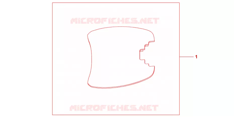 TAPIS TOP CASE 35L Honda MOTO 600 CBF 2009  CBF600S9