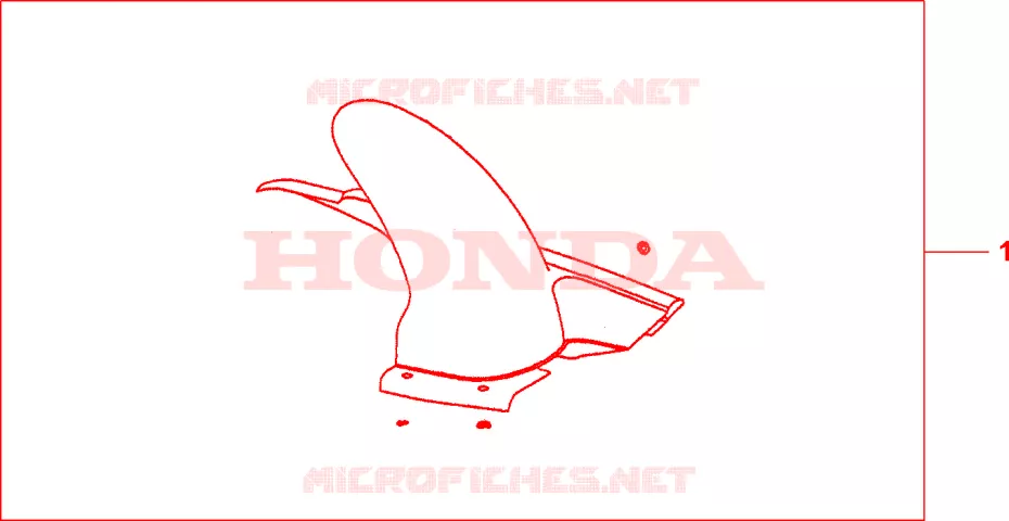 LECHE ROUE ARRIERE Honda MOTO 1000 CBF 2007  CBF1000S7